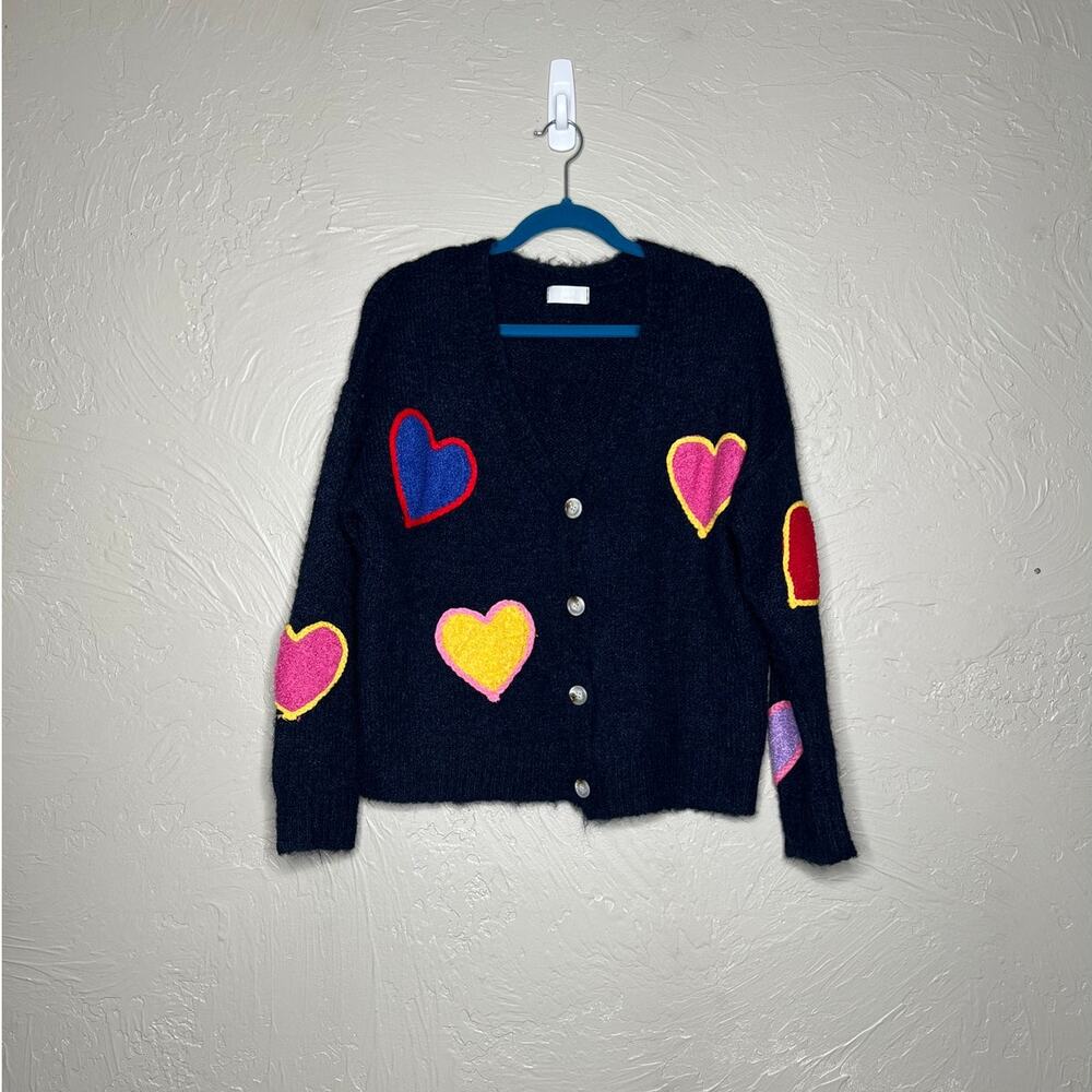 Q2 Heart Cardigan - Size Large